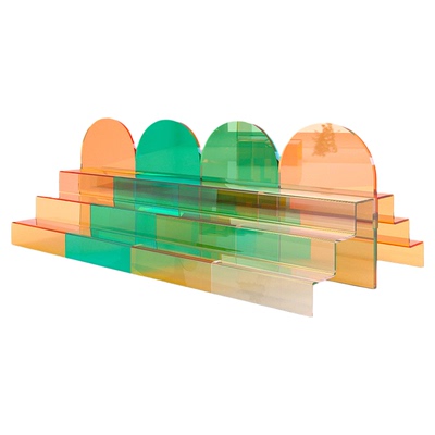 亚克力任意尺寸定制透明彩色收纳