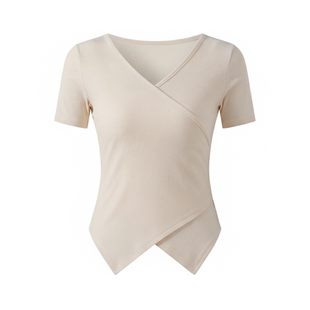 3298铁箭现代舞蹈瑜伽服女练功短袖上衣中国古典形体成人新款跳舞