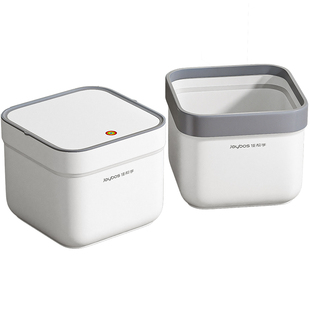 佳帮手桌面垃圾桶2025新款家用客厅办公书桌上带盖迷你可爱小纸篓