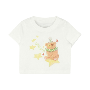 大耳象女童卡通印花短袖T恤2026夏季新款宝儿纯棉百搭短款薄上衣