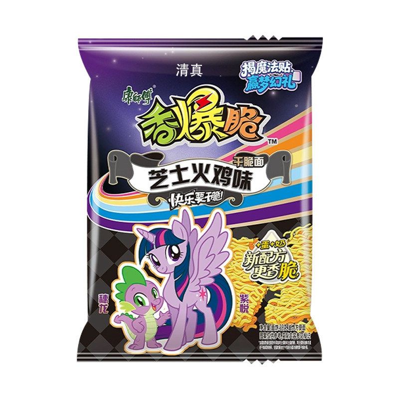 康师傅香爆脆芝士火鸡味干吃面