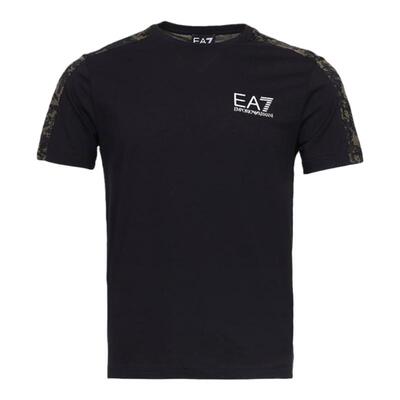 【甄品精选】EA7阿玛尼 男士棉质圆领短袖男装T恤 6ZPT36 PJM9Z