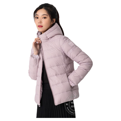 361度短款羽绒服女秋冬季时尚轻薄保暖连帽运动休闲鸭绒外套女装