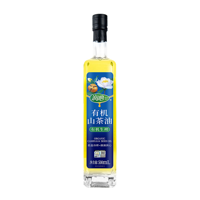 润心有机生榨山茶油500ml