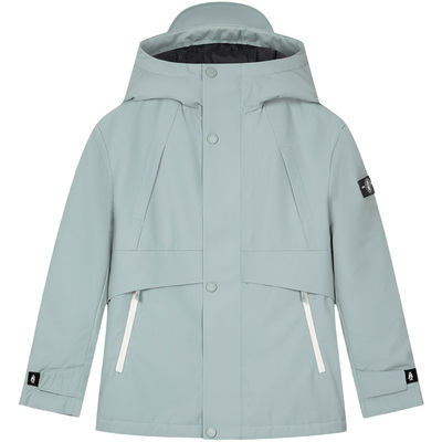 暇步士儿童摇粒绒内里保暖厚风衣