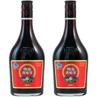 海南正宗椰岛鹿龟酒礼盒33度500ml*2瓶养身保健酒送父母长辈礼盒