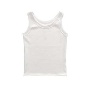 加绒吊带背心女螺纹2025秋冬新款保暖修身遮副乳内搭打底无袖上衣