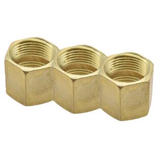 铁内丝直接4分 6分 1寸管古箍铜双内丝直通水管接头配件1 2 3分厚