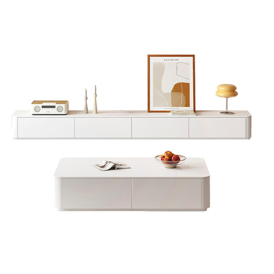 岩板电视柜茶几组合大容量储物