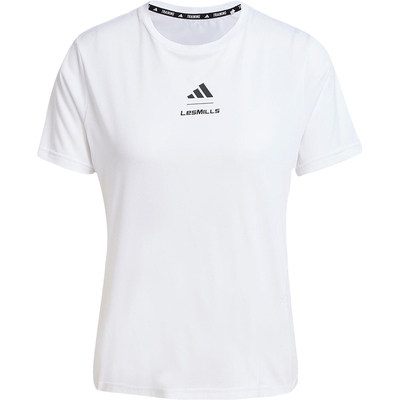 Adidas/阿迪达斯正品Les Mills女士短款针织经典透气短袖JJ1430