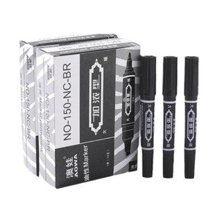 澳娃150大头笔记号笔工地专用加浓大容量黑色油性大号加大粗超大