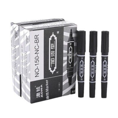 澳娃150油性双头记号笔不掉色