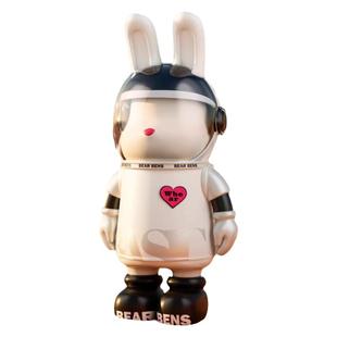 熊本士2026新款月球兔2.0潮玩水杯高颜值可爱杯子儿童吸管保温杯