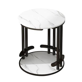 移动茶台烧水壶一体家用茶水柜阳台小型茶桌可移动仿岩板茶车边几