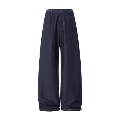 CHANMONTH老钱风原色休闲裤男