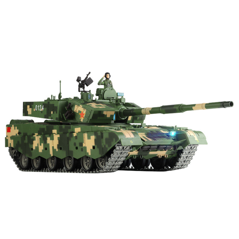 恒龙新品1/16中国99A式主战坦克数码迷彩模型7.0金属履带攀爬越野