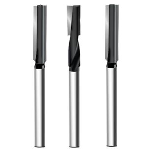 门锁孔加长铣刀木工直铣刀榫眼刀门板锁孔刀头电木铣开槽刀螺旋刀