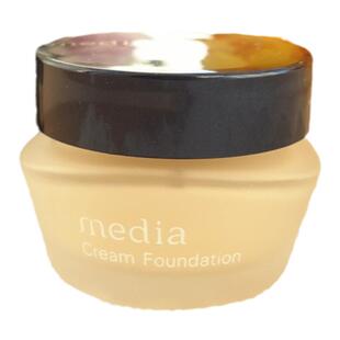 日本嘉娜宝media媚点粉底霜素颜霜保湿遮瑕奶油肌隐形毛孔嘉宝娜