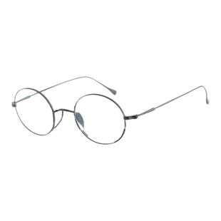 万年龟眼镜框KAMEMANNEN圆形男女款复古一山鼻托钛架超轻KMN-1000