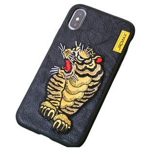 JRC适用于苹果iPhone Xs Max手机壳XR新款iPhoneXp皮套iPhoneXs软边防摔男女潮牌超薄网红3D刺绣保护外壳plus