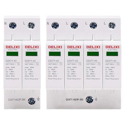 德力西浪涌防雷保护家用漏电开关