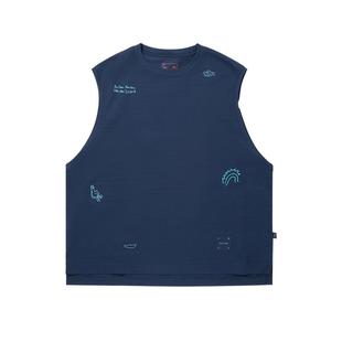 中国李宁 × INSULAiRE联名背心男女25新款情侣秋季宽松运动服