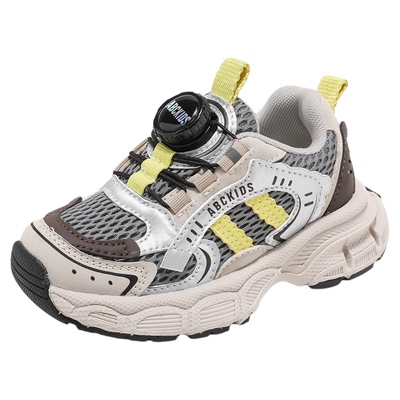 Abckids童鞋2025春秋透气老爹鞋