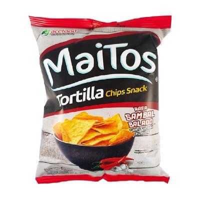 印尼Maitos进口香辣味70g玉米片