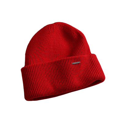 无缝一体加厚保暖针织帽男女同款