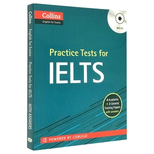 柯林斯雅思模拟题 英文原版 Practice Tests for IELTS自学考试工具书HarperCollins 雅思考试系列 进口英语书籍