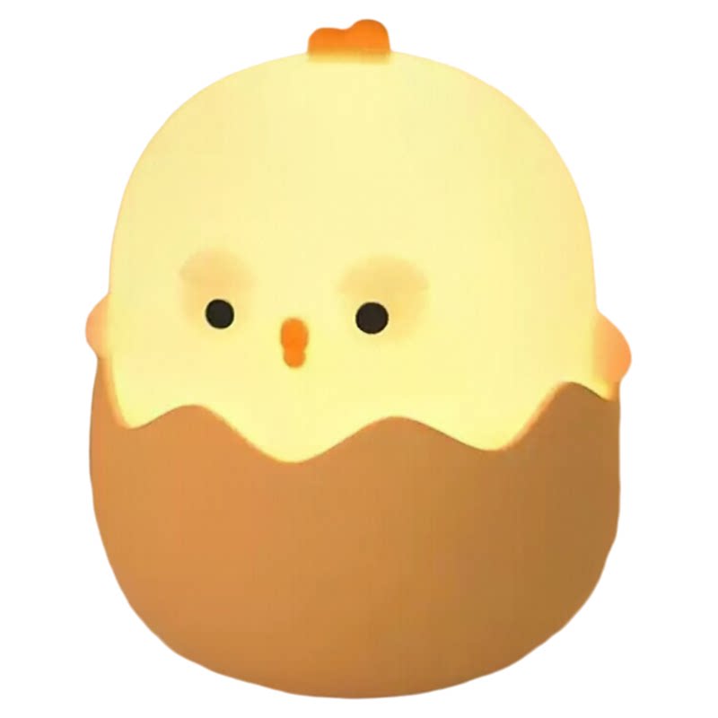不倒翁蛋壳鸡夜灯婴儿喂奶护眼灯