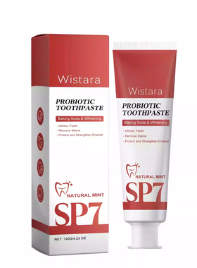 Wistara Sp-7 益生菌牙膏去口臭去牙渍亮白 清洁牙齿异味呵护口腔