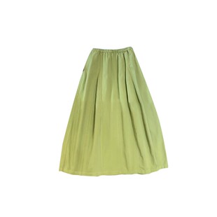 绝美巨好看的牛油果绿色花苞半身裙长款春季大码胖mm女款蓬蓬裙子