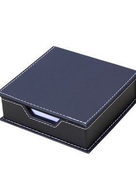 皮革便签盒时尚便签纸创意文具