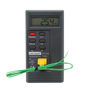 1310K型接触式温度表热电偶工业数显电子测温仪表面温度计带探头