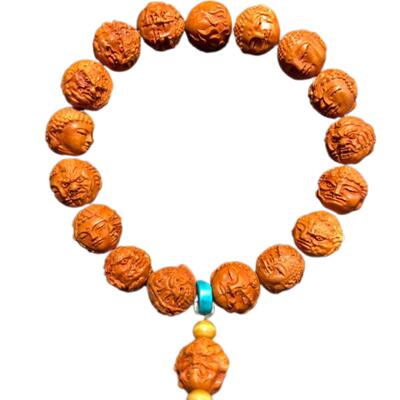 一念之间龙纹桃核手串