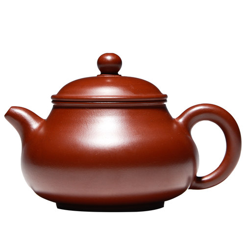 御壶 宜兴紫砂壶 纯全手工茶壶 原矿朱泥大红袍小品潘壶功夫茶具