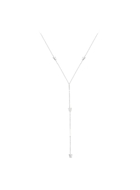 旭平个性小蝴蝶几何Y形项链时尚轻奢小众设计高级感气质锁骨链女
