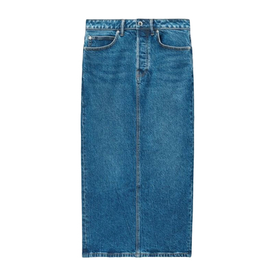 Alexander Wang亚历山大王 女款弹力牛仔布半身裙 迷衣时尚