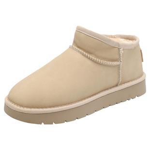 大东厚底雪地靴女冬季2025新款东北防滑棉靴冬天女鞋加绒加厚棉鞋