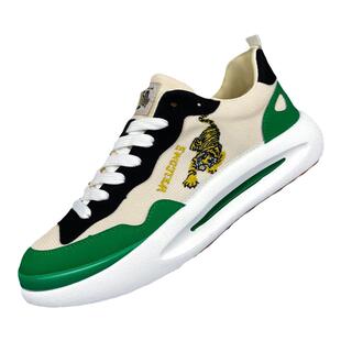 网面运动鞋男款春夏青年时尚休闲鞋商场同款透气系带厚底轻盈潮鞋