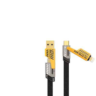 2025新款四合一机甲手机数据线