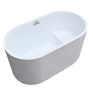 小户型坐式日式深泡家用浴缸独立成人泡澡可移动一米亚克力浴盆