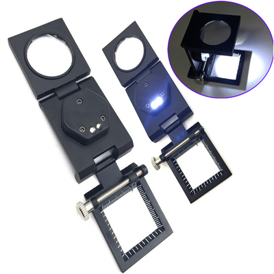 带灯放大镜30倍支架照布印刷用