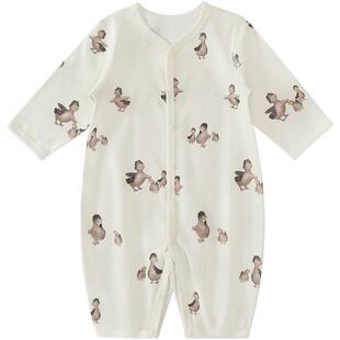 新生婴儿儿衣服纯棉春秋哈衣