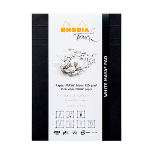 Rhodia法国罗地亚英文花体字帖 上翻便签本英语本子成人钢笔书法练习斜体字帖 纸张加厚英文单词字帖