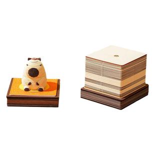 哪吒立体卡皮巴拉纸雕便签纸手撕便利贴中国风艺术品文创日历礼物