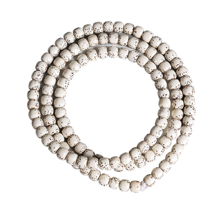 大留白星月菩提子海南108颗原生态脂老型毕业级佛珠高密顺白男女