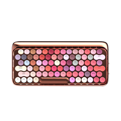 洛斐无线笔记本电脑红色机械键盘