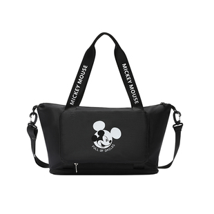 迪士尼短途旅行包女运动健身斜挎包轻便大容量可折叠干湿分离泳包